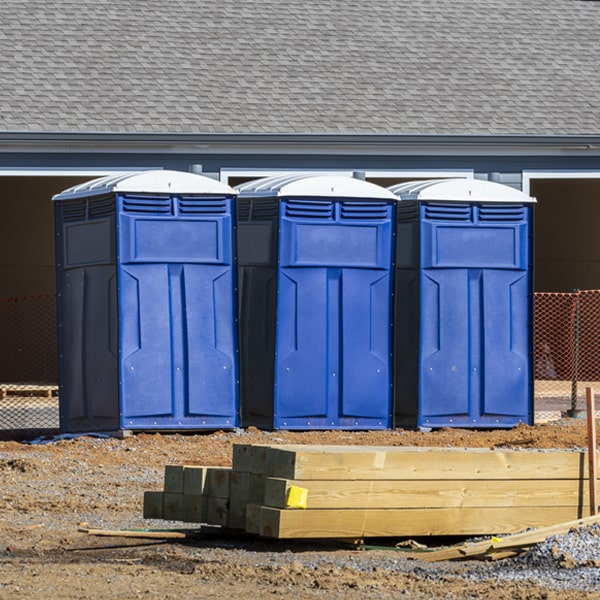 what is the maximum capacity for a single porta potty in Max